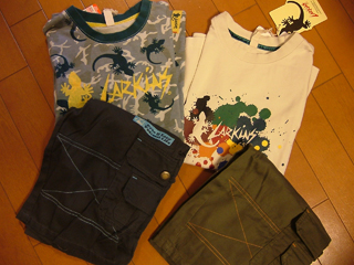 兄ぃ、最近Ｔシャツつんつるてんよ、ごめん（＾＾；）