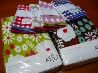 子供の掛け布団カバーにね。かわいい♪